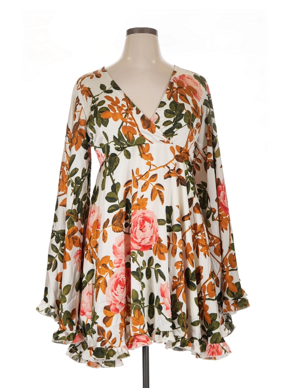 NWOT Bell-Sleeve Floral Dress